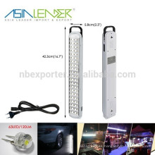 Linterna de emergencia recargable super brillante de 63 LED